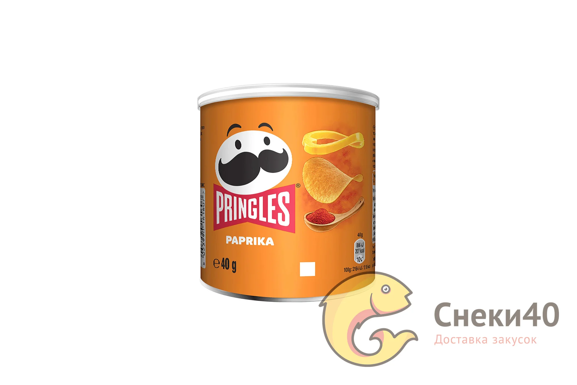Чипсы "Pringles" 40г Паприка Чипсы "Pringles" 40г Паприка